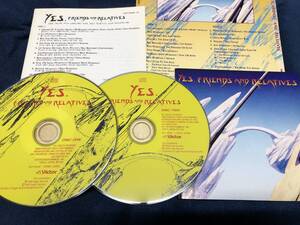 YES イエス FRIENDS AND RELATIVES 2CD 日本盤 ライナーあり 帯ケースなし 再生可能 98年ビクター盤