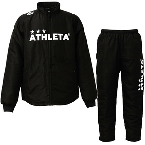 新品　完売品　アスレタ ATHLETA 　別注 ウォーマースーツ 上下セット(ブラック)　サイズO