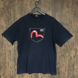 A336◇Evisu | エヴィス 半袖Tシャツ 紺 サイズなし