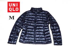 ☆UNIQLO　☆ユニクロ　☆ダウン・フェザー　☆ダウンジャケット　☆ウルトラライトダウンジャケット　☆ブラック　☆レディース　☆M　