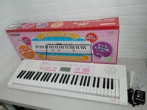 美品 CASIO カシオ キーボード LK-121 光 ナビゲーション HIKARI NAVIGATION マイク付き