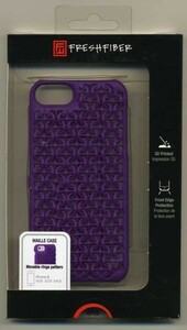 新品★iPhone5/5sカバー 紫 3Dプリントで製作　freshfiber