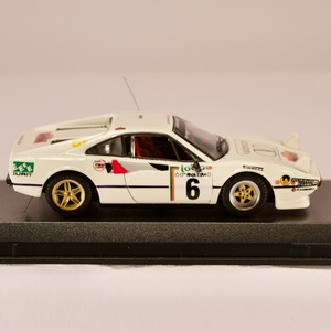 ベストモデル（BEST MODEL） FERRARI 308 GTB Rally Elba 1985 ROGGIA - ERCOLANI 1/43