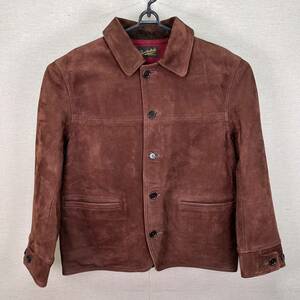 テンダーロイン ドライビングジャケット ヌバック ブラウン サイズL tenderloin DRIVING JKT N BROWN sizeL 14aw 渋谷店 新品 未使用保管品