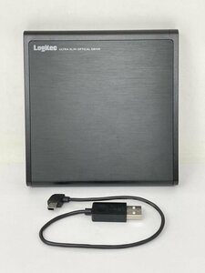 612【美品】 Logitec LDR-PMJ8U2VBK DVDドライブ ブラック