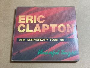 2CD ERIC CLAPTON エリック・クラプトン / 25th ANNIVERSARY TOUR ‘88 WONDERFUL TONIGHT WYVERN WV-0531 WV-0532 ナンバリング入り 0182