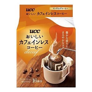 お・い・し・いカフェインレス UCC おいしいカフェインレスコーヒー ワンドリップコーヒー 16杯分×6個