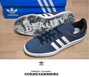 【送料無料】新品 adidas × 河村康輔 キャンパス 80s 28.5cm H06350 ネイビー KAWAMURA KOSUKE アディダス ★