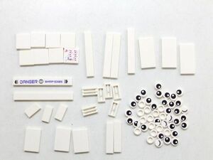 C2　白色　ホワイト　ツルツルプレートパーツ色々まとめて　大量　レゴパーツ　LEGO