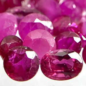 ●天然ルビーおまとめ30ct●j 裸石 宝石 ruby コランダム 紅玉 jewelry corundum ジュエリー ⑤