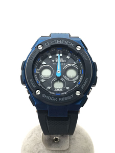 CASIO◆ソーラー腕時計・G-SHOCK/デジアナ/ラバー/GST-W300G-1A2JF