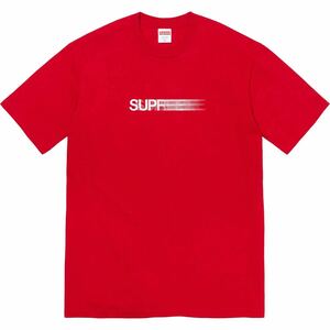  【新品】 23ss Supreme Motion Logo Tee レッド　Lサイズ シュプリーム モーション ロゴ Tシャツ ボックス