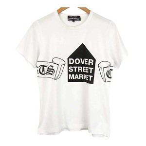 クロムハーツ COMME des GARCONS DSM コラボ ロゴ プリント Tシャツ メンズ ホワイト CHROME HEARTS 中古 【アパレル・小物】