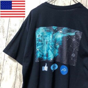 GILDAN アメリカ古着 ビッグプリント Tシャツ メンズ　写真