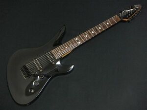 7弦エレキギター SCHECTER シェクター Progauge PS-600AV Avenger Floyd Rose フロイドローズ 変形 ブラック 黒