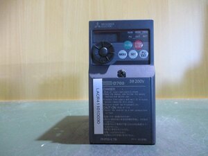 中古 MITSUBISHI FR-D720-0.75K 200V インバーター(LACR41101D030)