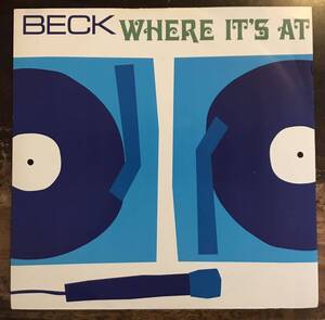 轟音12インチ■BECK ■Where It’s At ■ 12” / 12inch Single / 45rpm / 4 Tracks / 1996 Geffin / UK Original / Vinyl / ベック / UKオ