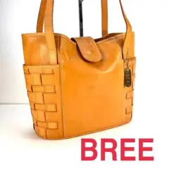 廃番 ブリー BREE ヌメ革 トートバッグ メッシュポケット ショルダーバッグ