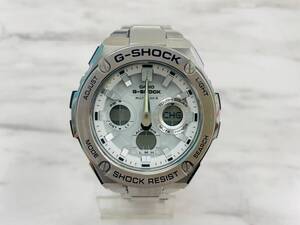 G8018 G-SHOCK CASIO ジーショック カシオ GST-W1100 文字盤ホワイト 電波ソーラー スチール