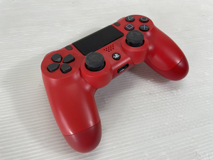 【現状品】SONY プレイステーション4 ワイヤレスコントローラ CUH-ZCT2J DUALSHOCK マグマ・レッド テレビゲーム 趣味 コレクション