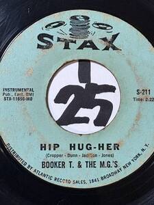 試聴 1967 BOOKER T. & THE MG’S HIP HUG-HER / SUMMERTIME 両面VG++ 