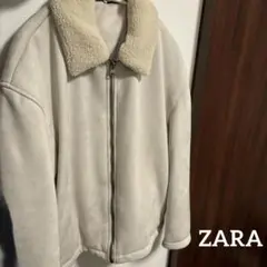 未使用品 ZARA 中綿スウェードブルゾン メンズ M