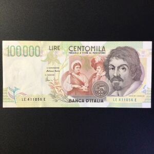 World Paper Money ITALY 100000 Lire【1994】