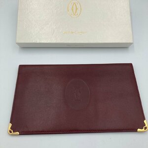 1円　B035　カルティエ　長財布　マストライン　サイズ18.5×11ｃｍ