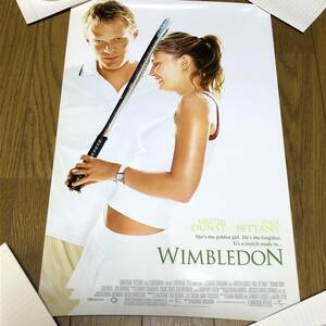 ウィンブルドン WIMBLEDON 非売品ポスター キルスティン・ダンスト　ポール・ベタニー 映画ポスター