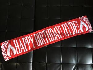 【激レア限定品】HYDE HAPPY BIRTHDAY誕生日サプライズマフラータオル非売品 VAMPS/L