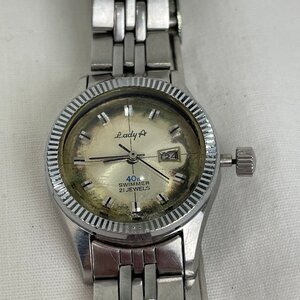 [ジャンク品]ORIENT　オリエント　LadyA　SWIMMER　F9355　機械式