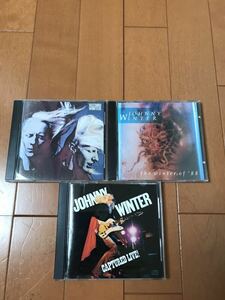 希少! johnny winter☆ジョニーウィンター☆CD☆3枚セット☆人気！貴重！レア！ジャンク！