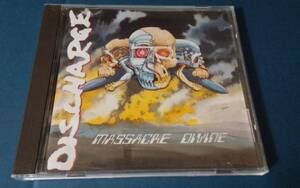 【ハードコア】DISCHARGEの91年Massacre Divine初期プレス廃盤CD。