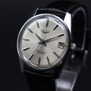 希少魚メダリオン OH済 LONGINES CONQUEST ロンジン コンクエスト 自動巻き Ref.9044 5 644 Cal.291 デイト 24石 1960年代 スイス製 メンズ