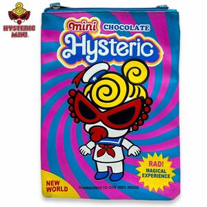 希少■HYSTERIC GLAMOUR(ヒステリックグラマー) HYSTERIC MINI ヒステリックミニ ショルダーバック ポーチ ブルー/ピンク