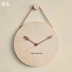 壁掛時計 おしゃれ かわいい 木製 北欧 アナログ 丸 メープル材 シンプル 木 白木 高級 モダン ナチュラル 直径30cm 壁掛け時計 ☆#6