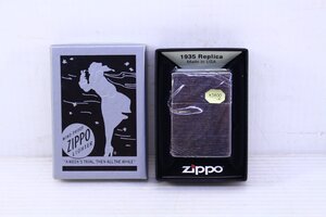 ●ZIPPO/ジッポ 1935 Replica/レプリカ ライター 箱有り 喫煙道具 喫煙グッズ 本体のみ 着火確認済み【10950810】