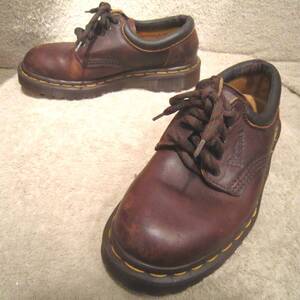 ドクターマーチン　5ホールシューズ（8053）茶　UK3　内寸約22㎝　　　　　Dr.Martens　5 EYE SHOE　ブラウン　MADE IN ENGLAND　　wj2411d