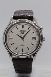 【SEIKO】SPIRIT AGS 5M22-6A10 5BAR STAINLESS STEEL 中古品時計 分解掃除必要 24.7.15