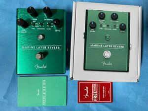 FENDER フェンダーMARINE LAYER REVERB PEDALマリーンレイヤーリバーブペダル美品