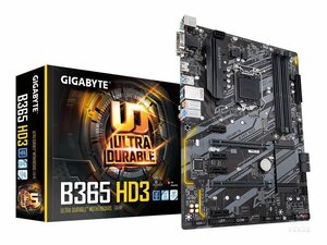 未使用 GIGABYTE B365-HD3 ザーボード Intel B365 LGA 1151 Micro ATX メモリ最大64G対応 保証あり　