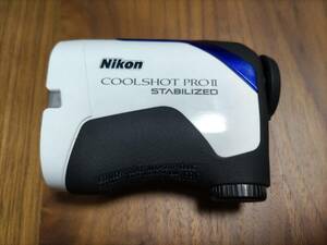 【美品】Nikon ニコン　ゴルフ用 レーザー距離計　COOL SHOT PROⅡ STABILIZED　手ぶれ補正 クールショット プロ2