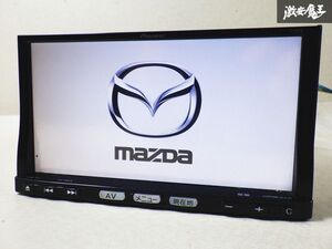 保証付 マツダ純正 PIONEER パイオニア メモリーナビ NVF-0128 地図データ 2012年 Bluetooth CD DVD フルセグ 地デジ カーナビ 棚C9