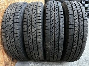 送料無料【超バリ山】21年製造 155/80R14 88/86N LT BRIDGESTONE BLIZZAK VL1 スタッドレス 4本セット プロボックス