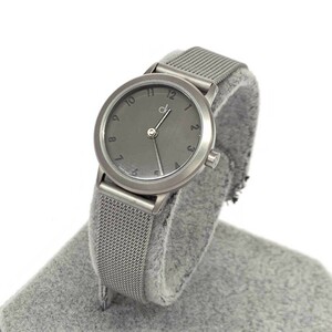 新品同様◆CALVIN KLEIN カルバンクライン 腕時計 クォーツ◆K03131 マットシルバーカラー SS レディース 2針 ウォッチ watch