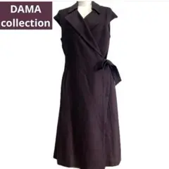 DAMA collection ダーマコレクション ラップワンピース リネン混