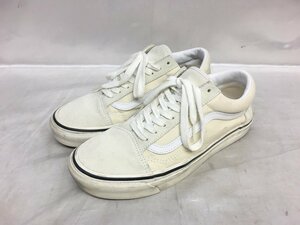 VANS バンズ style36 レザー＆キャンバス地ローカットスニーカー サイズ：26.5cm カラー：クリーム