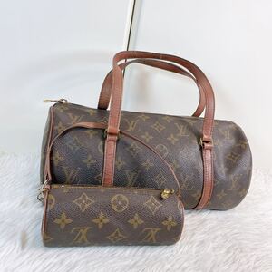 LOUIS VUITTON ルイヴィトン　パピヨン　ポーチ付き　バッグ