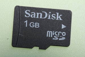 1GB microSDカード SanDisk