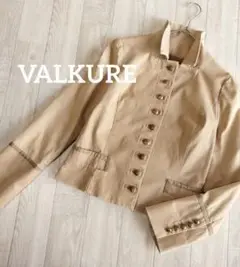 VALKURE ジャケット ナポレオンジャケット ミリタリー 金ボタン ベージュ